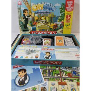 Monopoly CityVille Board Game 2012 Edition Building Game Complete Zynga